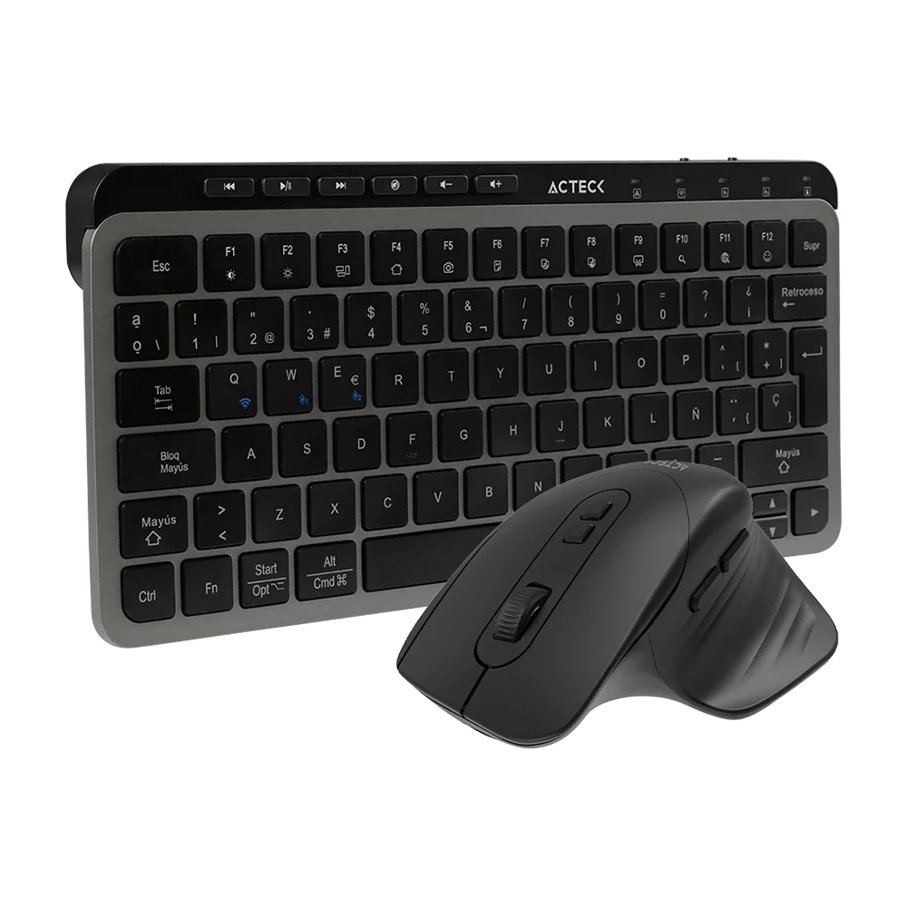 Combo 2 en 1 Multidispositivo | Creator Krea MK750 | Negro-Gris