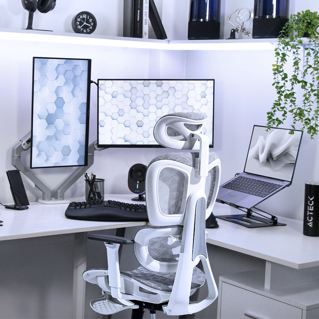 Silla de Oficina Ergonómica | Flux Pro EC757 | Blanco