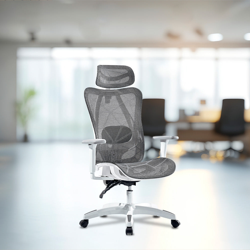 Silla de Oficina Ergonómica | Floe Plus EC727 | Blanco