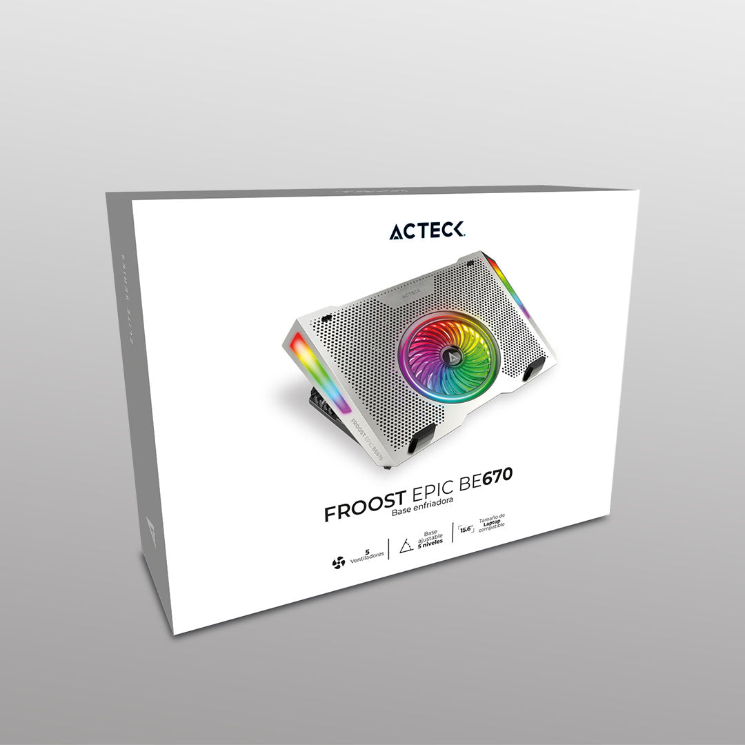 Base Enfriadora para Laptop | Froost Epic BE670 | Aluminio