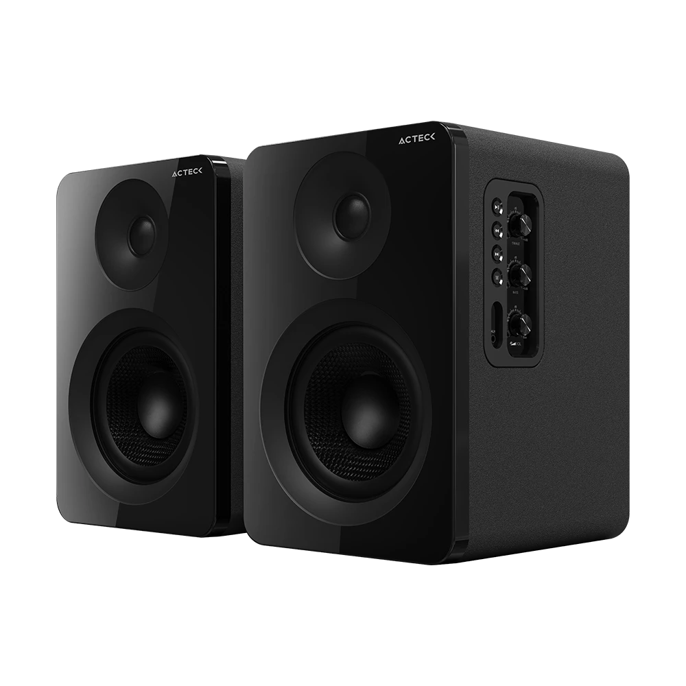 Bocinas Activas para Escritorio Estudio | Dynamic Exact R BS700 | Negro