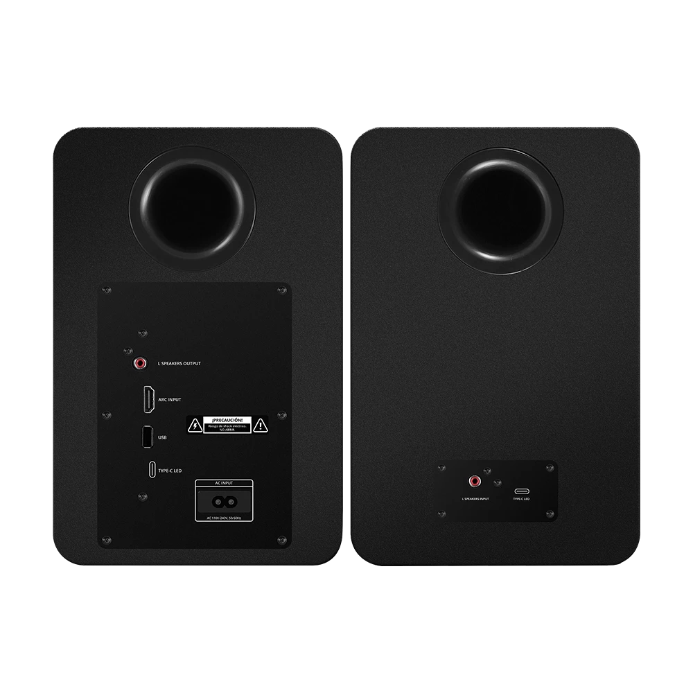 Bocinas Activas para Escritorio Estudio | Dynamic Exact R BS700 | Negro