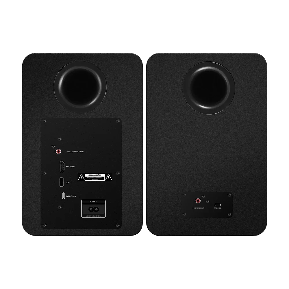 Bocinas Activas para Escritorio Estudio | Dynamic Exact R BS700 | Negro