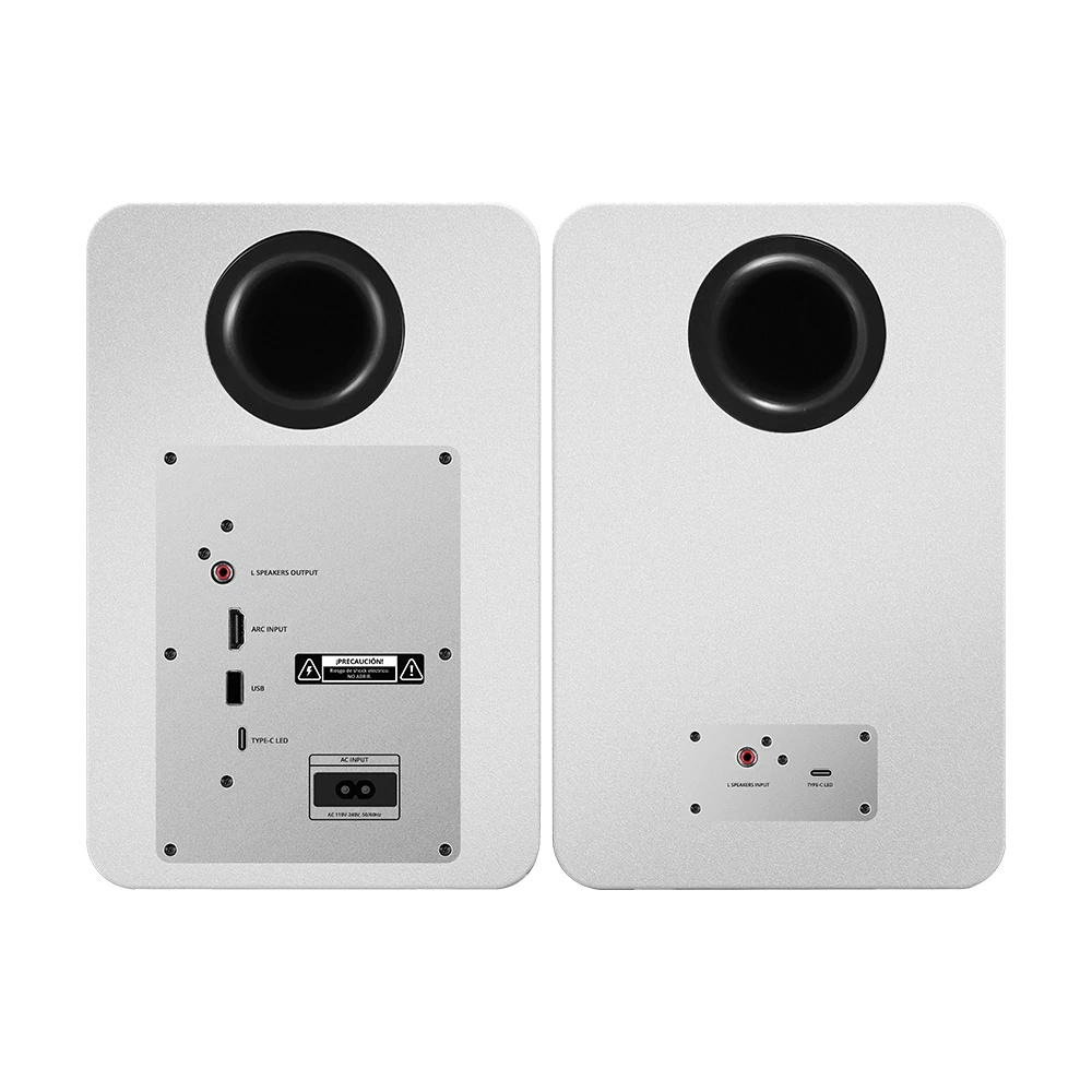 Bocinas Activas para Escritorio Estudio | Dynamic Exact R BS700 | Blanco