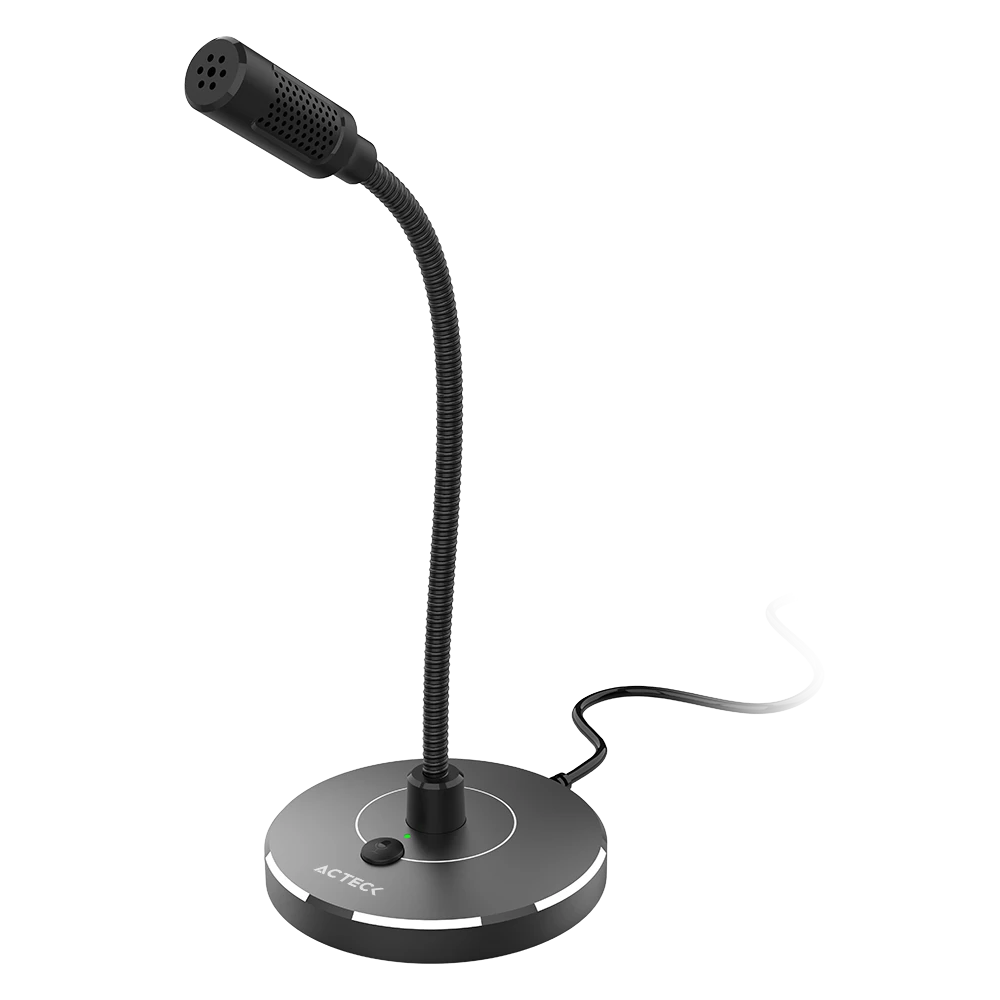 Micrófono para Computo Alámbrico + Tipo Cardioide | Devo Style MC450 | Negro