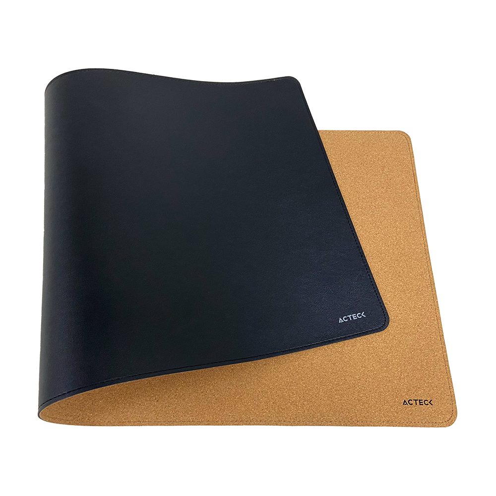 Alfombrilla para Escritorio Cuero Sintético | Vibe Leather TP676LC | | Carbón + Corcho