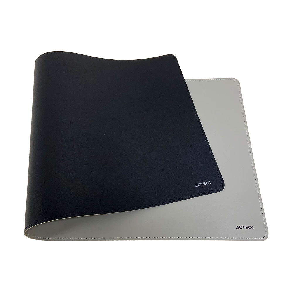 Alfombrilla para Escritorio Cuero Sintético | Vibe Leather TP676L | | Azul + Gris