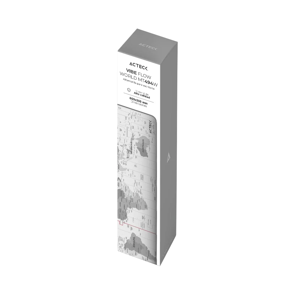Alfombrilla para Escritorio | Vibe Flow World MT494W | Gris