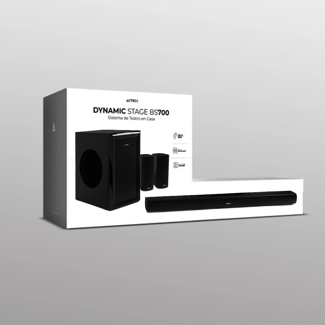 Sistema de Teatro en Casa | Dynamic Stage BS700 | Negro
