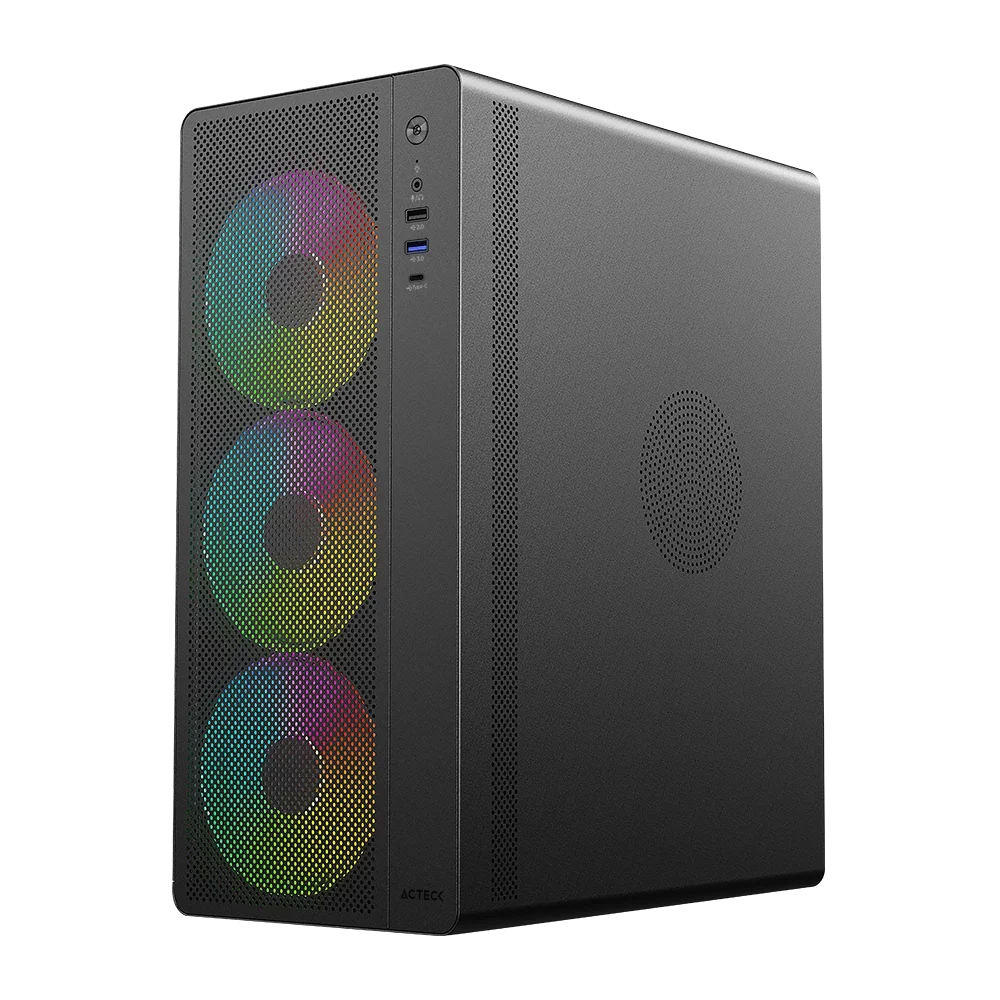 Gabinete Media Torre | Essen Pro X GM767 | Negro