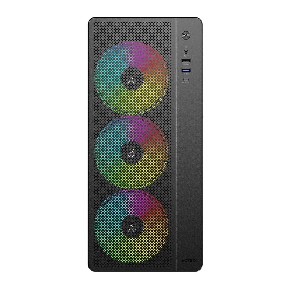 Gabinete Media Torre | Essen Pro X GM767 | Negro