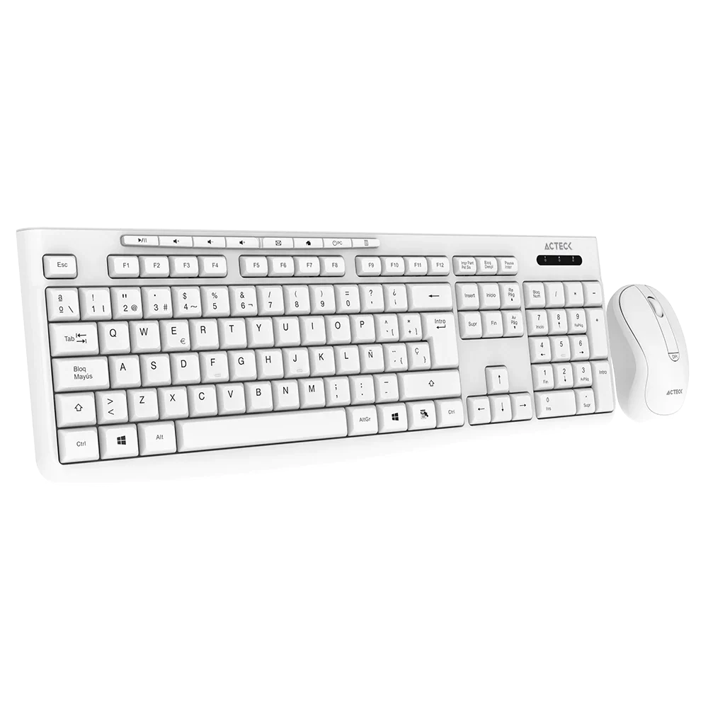 Combo 2 en 1 Inalámbrico | Creator Prime MK225 | Blanco
