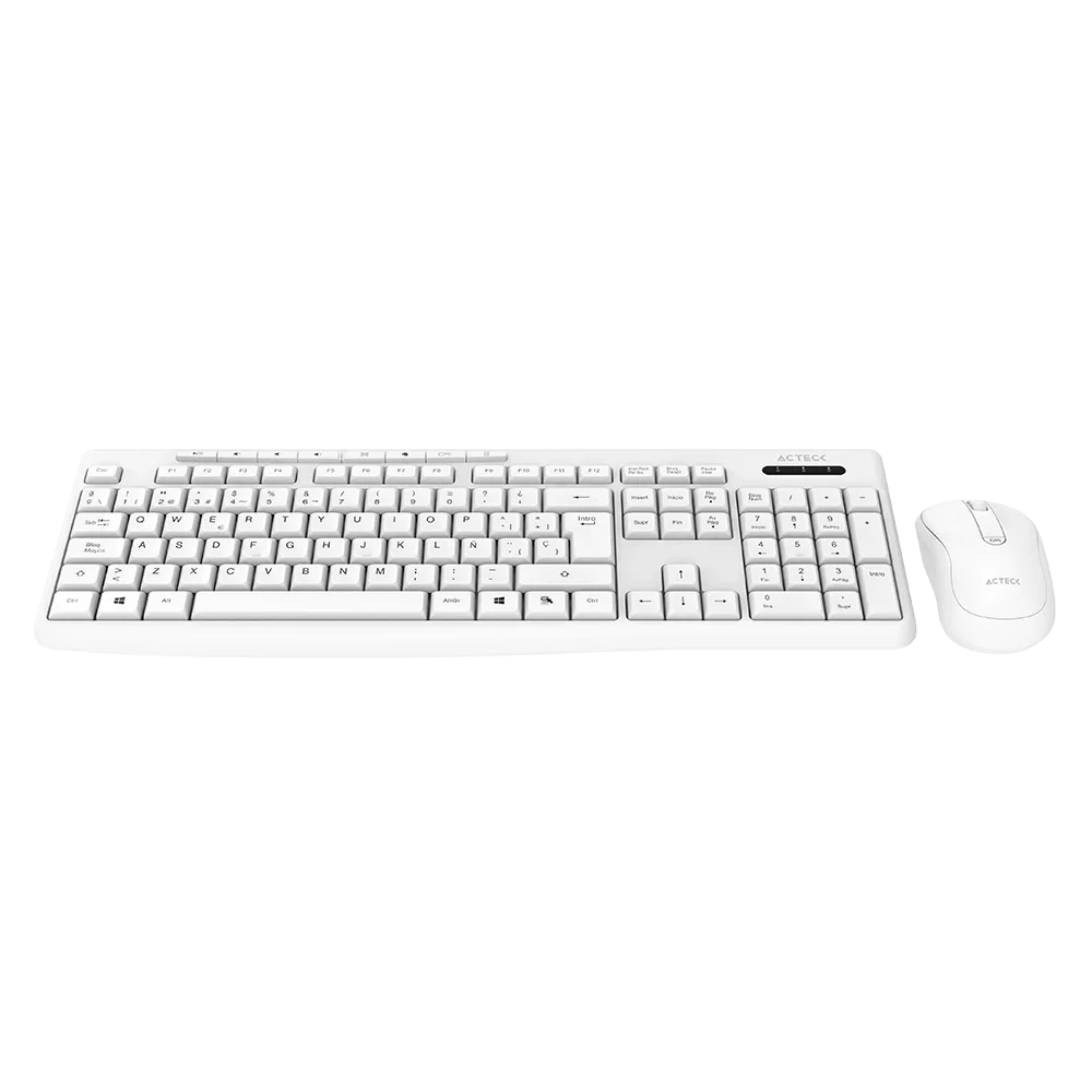 Combo 2 en 1 Inalámbrico | Creator Prime MK225 | Blanco