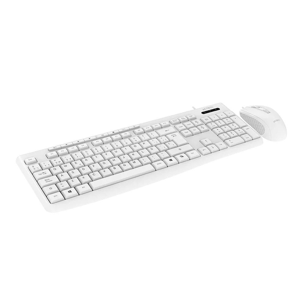 Combo 2 en 1 Alámbrico | Creator Prime MK455 | Blanco