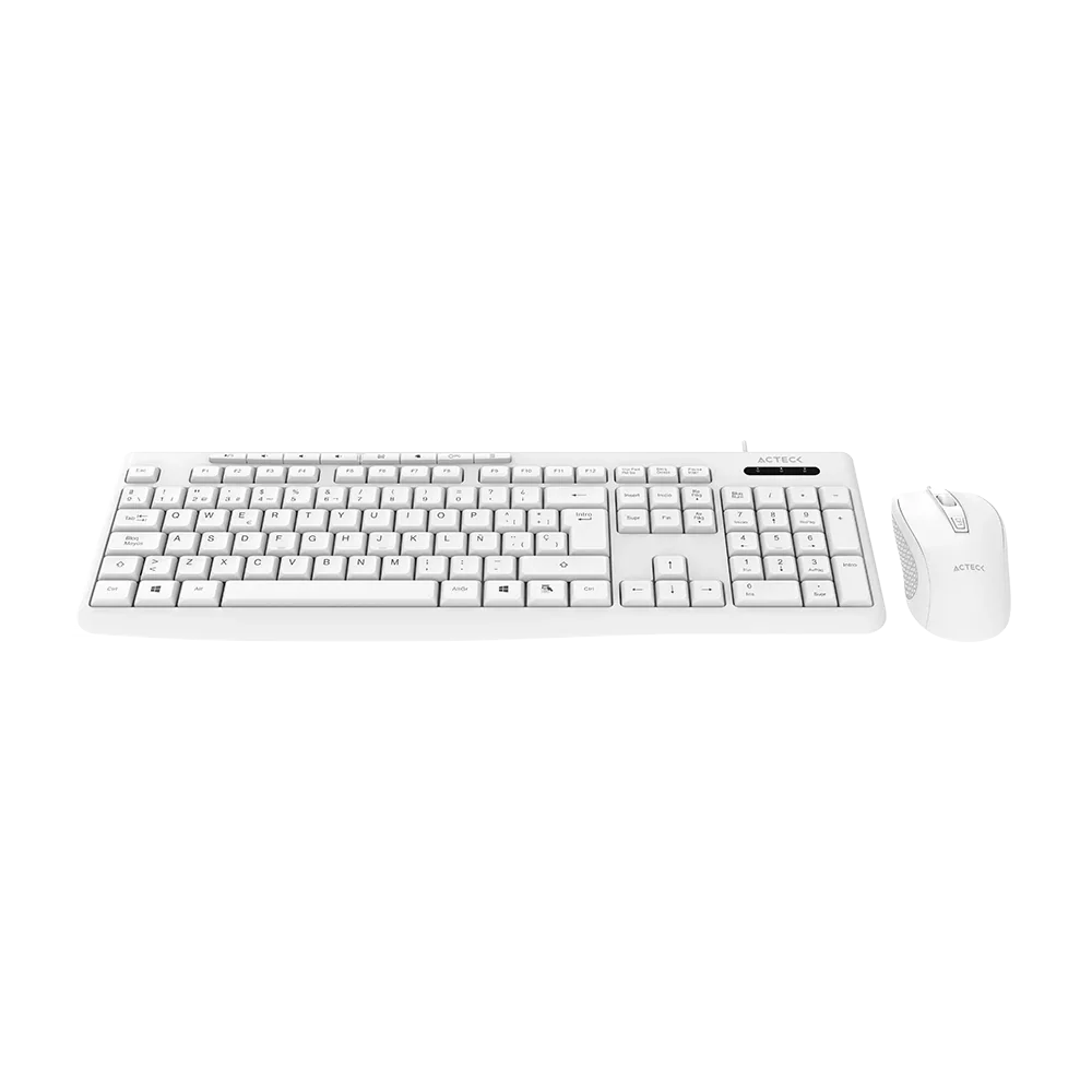 Combo 2 en 1 Alámbrico | Creator Prime MK455 | Blanco