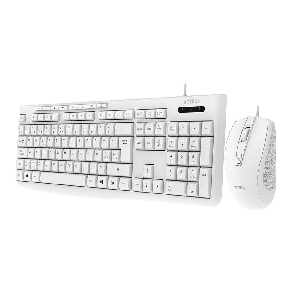 Combo 2 en 1 Alámbrico | Creator Prime MK455 | Blanco