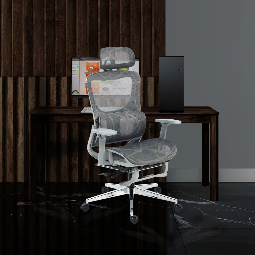 Silla | Flux Ultra EC696HR | Marco Gris-Malla Gris