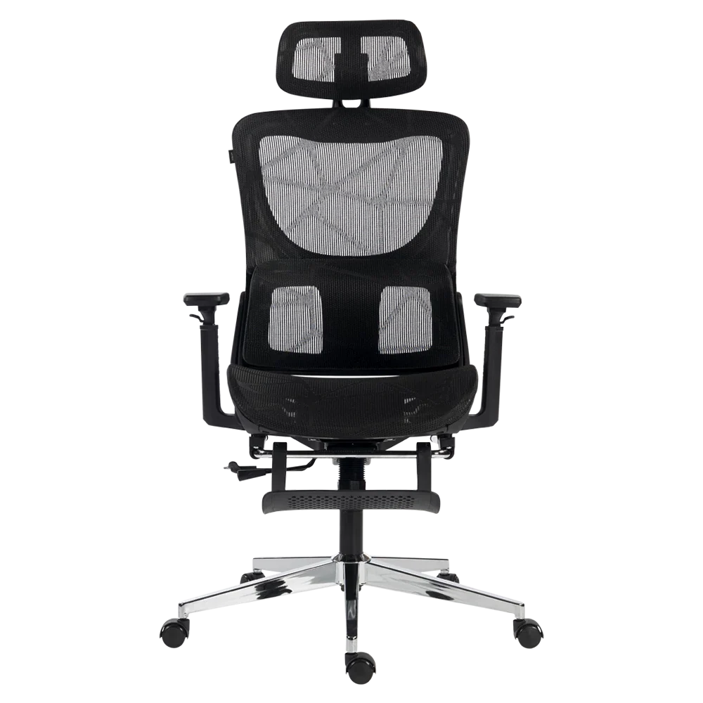 Silla | Flux Ultra EC696HR | Marco Negro - Malla Negra