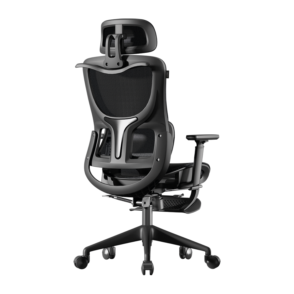Silla | Flux Ultra EC696HR | Marco Negro - Malla Negra