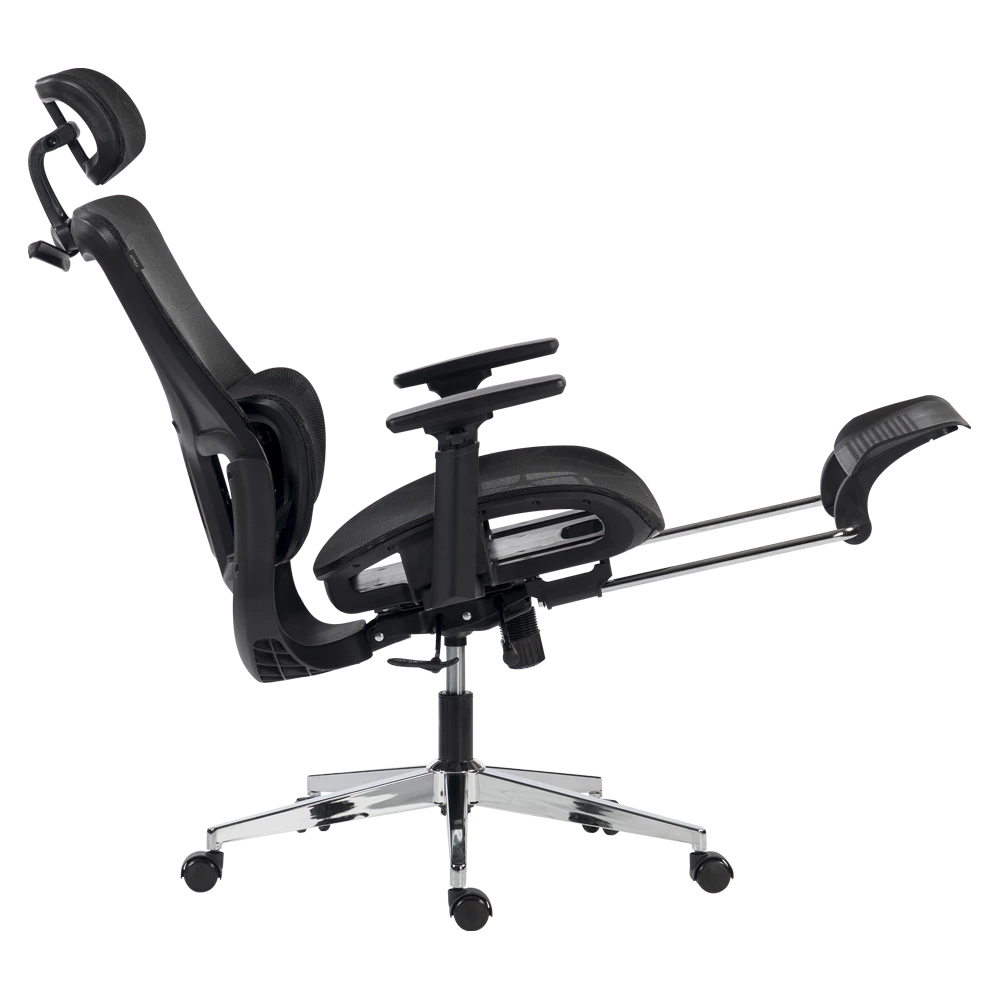 Silla | Flux Ultra EC696HR | Marco Negro - Malla Negra