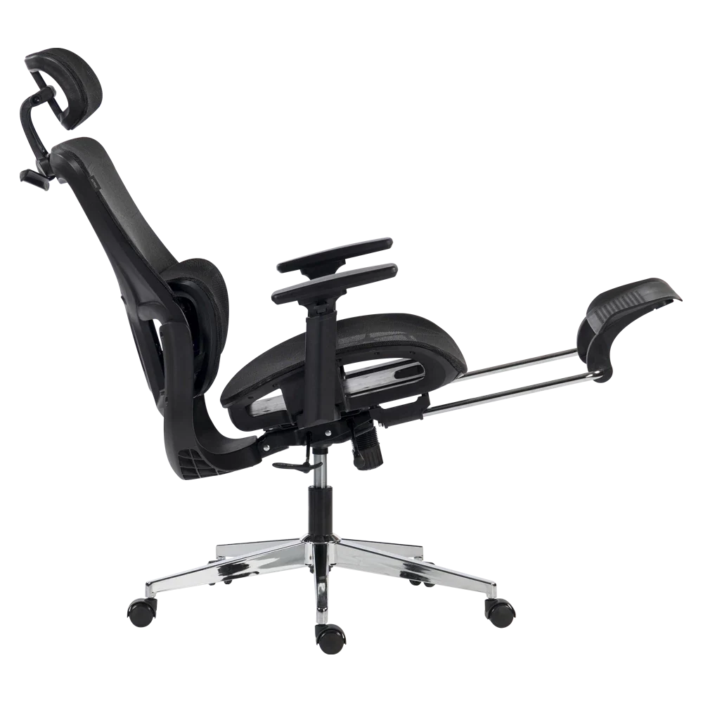 Silla | Flux Ultra EC696HR | Marco Negro - Malla Negra