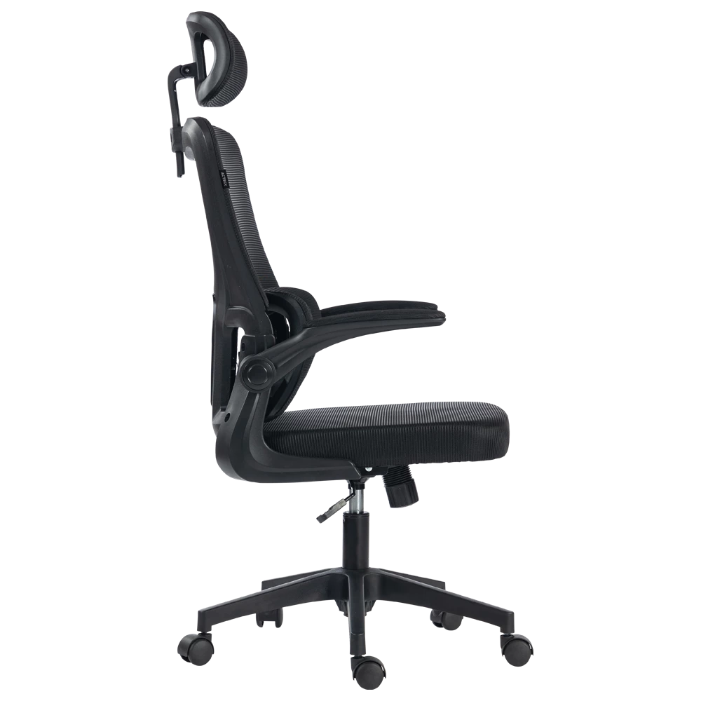 Silla | Flux Prime EC636HR | Marco Negro- Malla Negra
