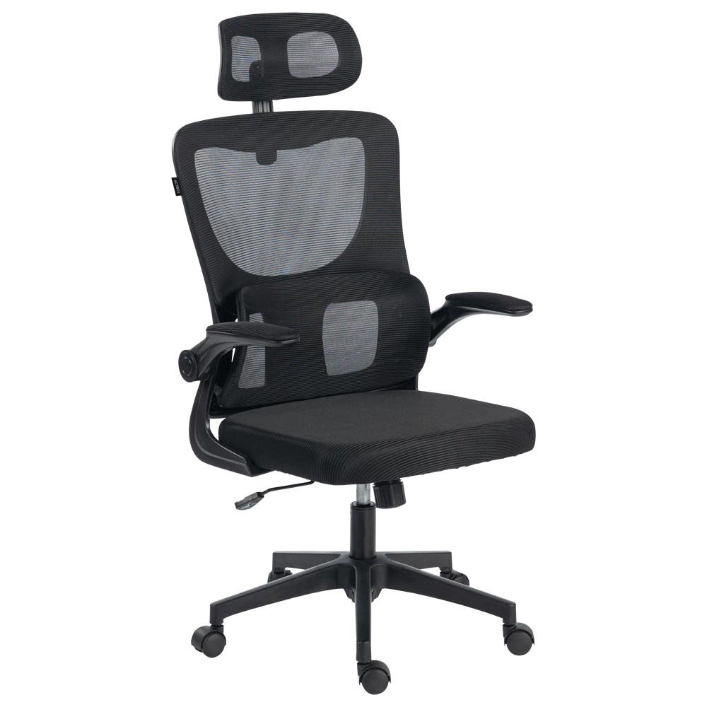 Silla | Flux Prime EC636HR | Marco Negro- Malla Negra