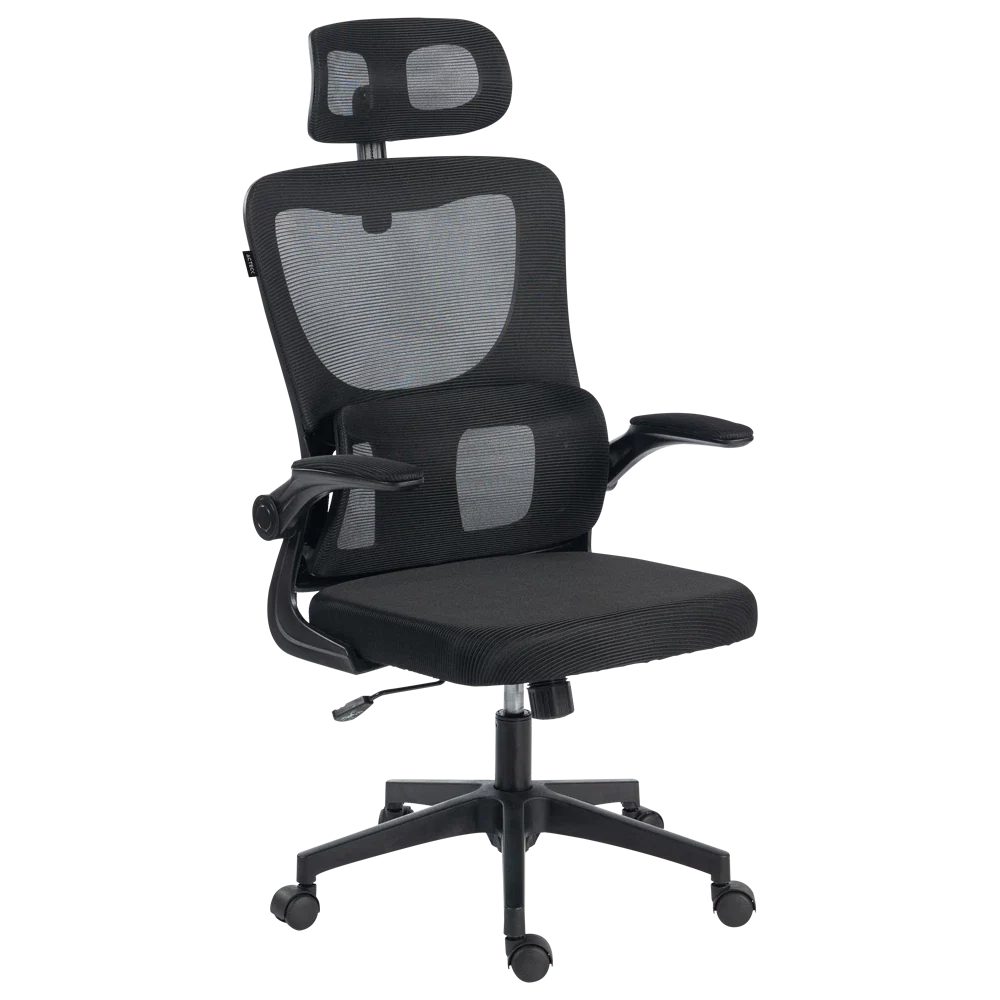 Silla | Flux Prime EC636HR | Marco Negro- Malla Negra