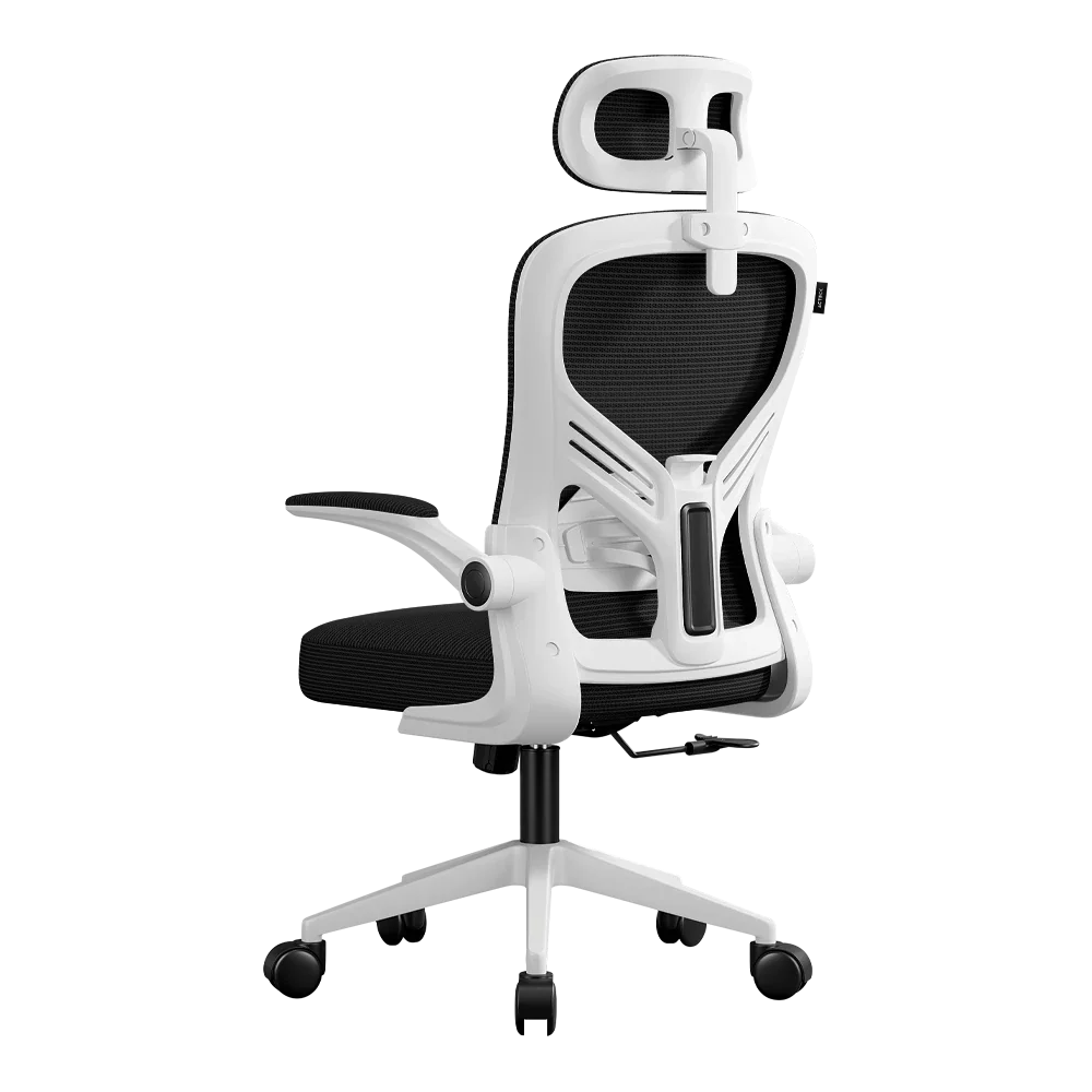 Silla | Flux Base EC343HR | Marco Blanco- Malla Negra