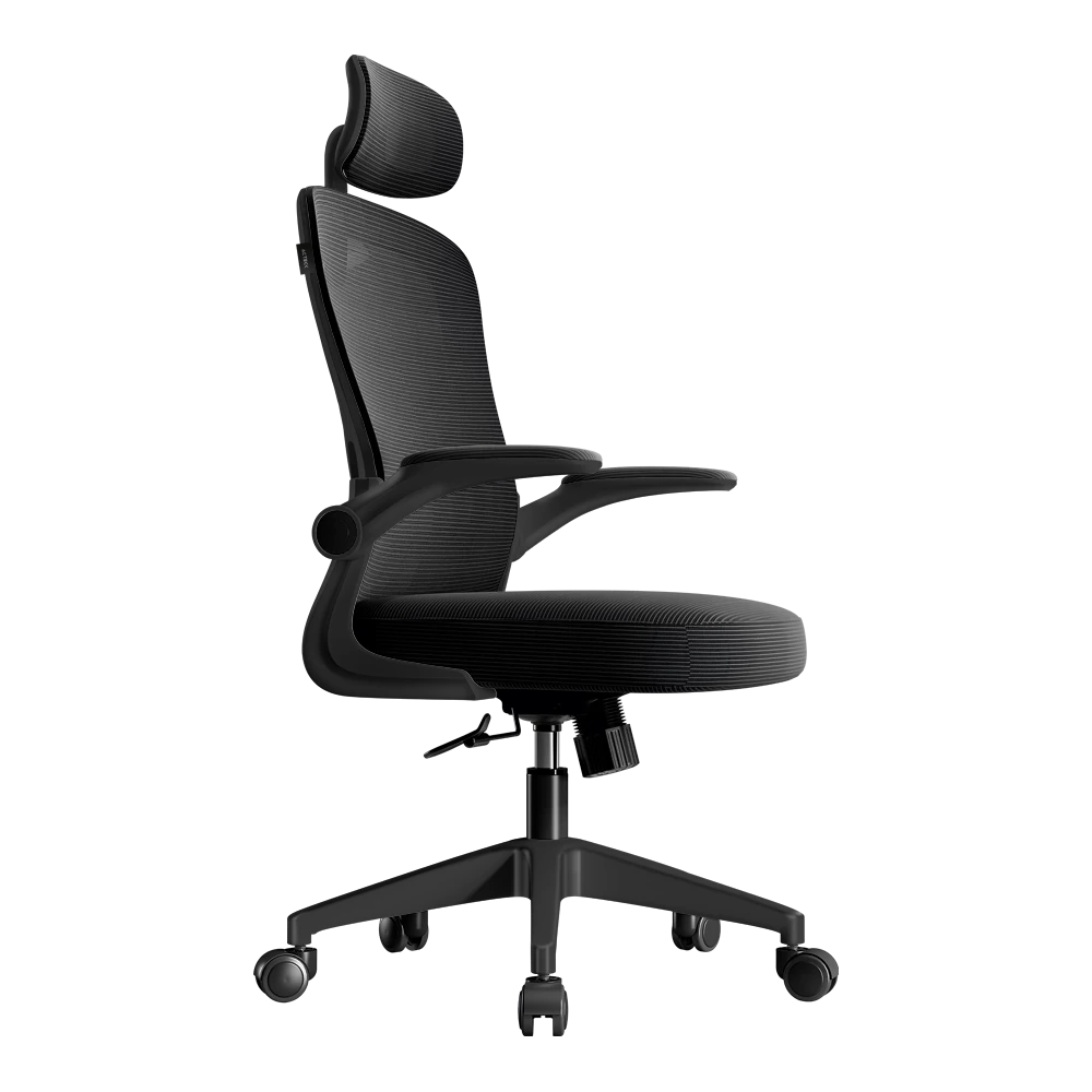 Silla | Flux Base EC343HR | Marco Negro - Malla Negra
