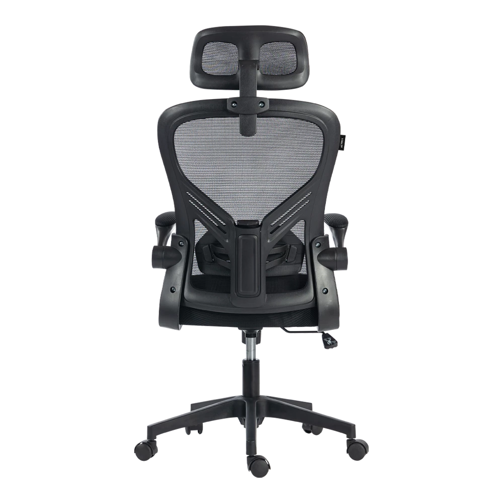 Silla | Flux Base EC343HR | Marco Negro - Malla Negra