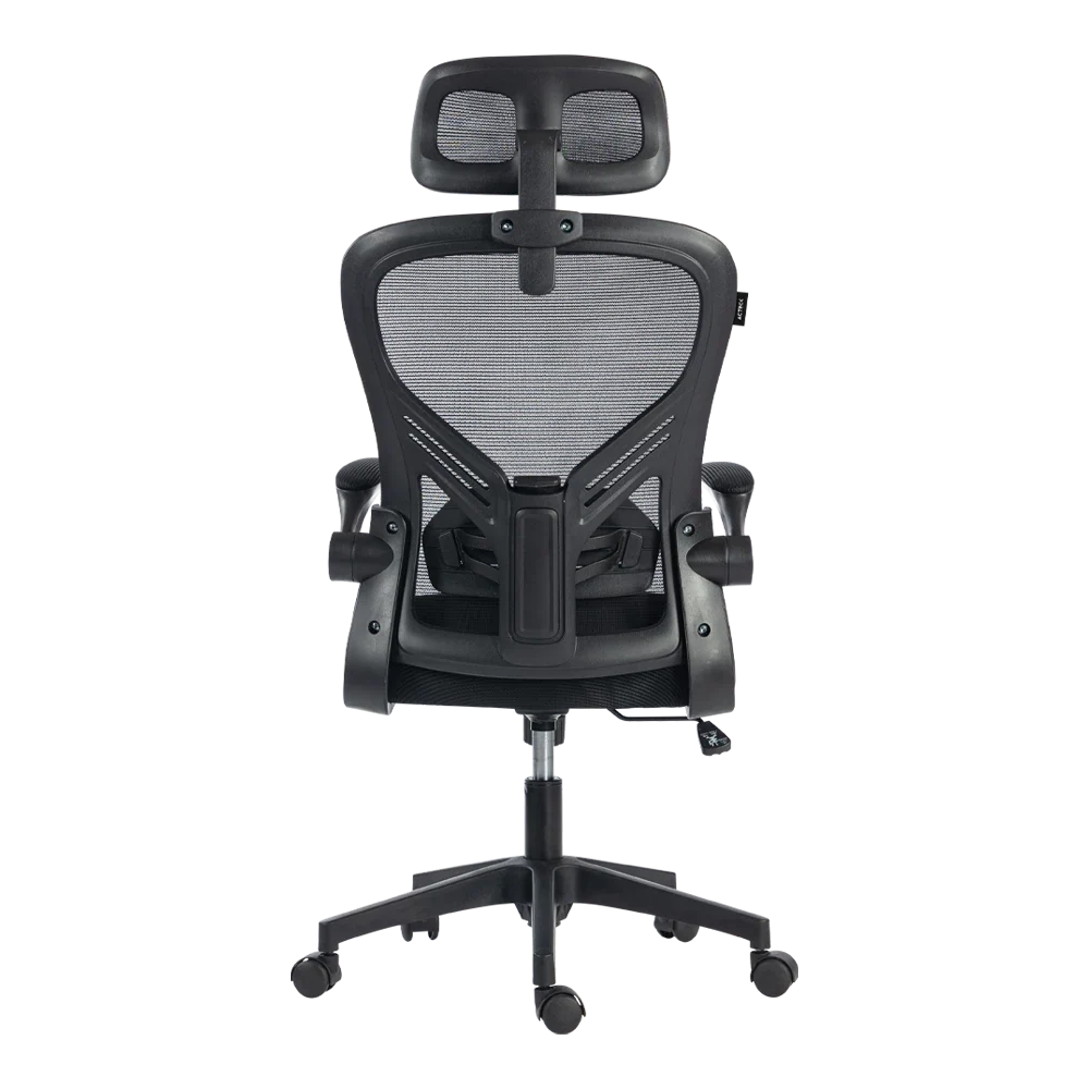 Silla | Flux Base EC343HR | Marco Negro - Malla Negra