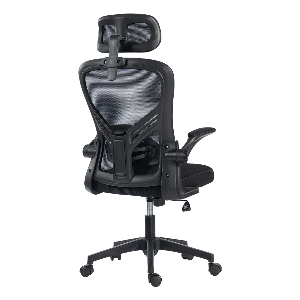 Silla | Flux Base EC343HR | Marco Negro - Malla Negra