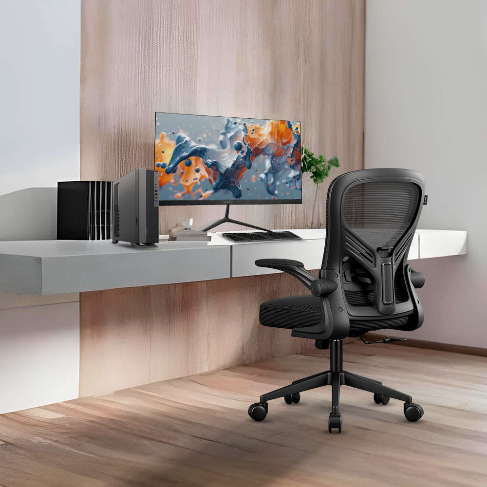 Silla de Oficina | Flux Base EC343 | Marco Negro - Malla Negra