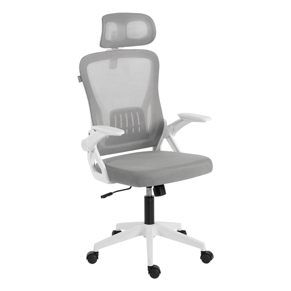 Silla de Oficina | Flux Lite EC313HR | Marco Blanco- Malla Gris