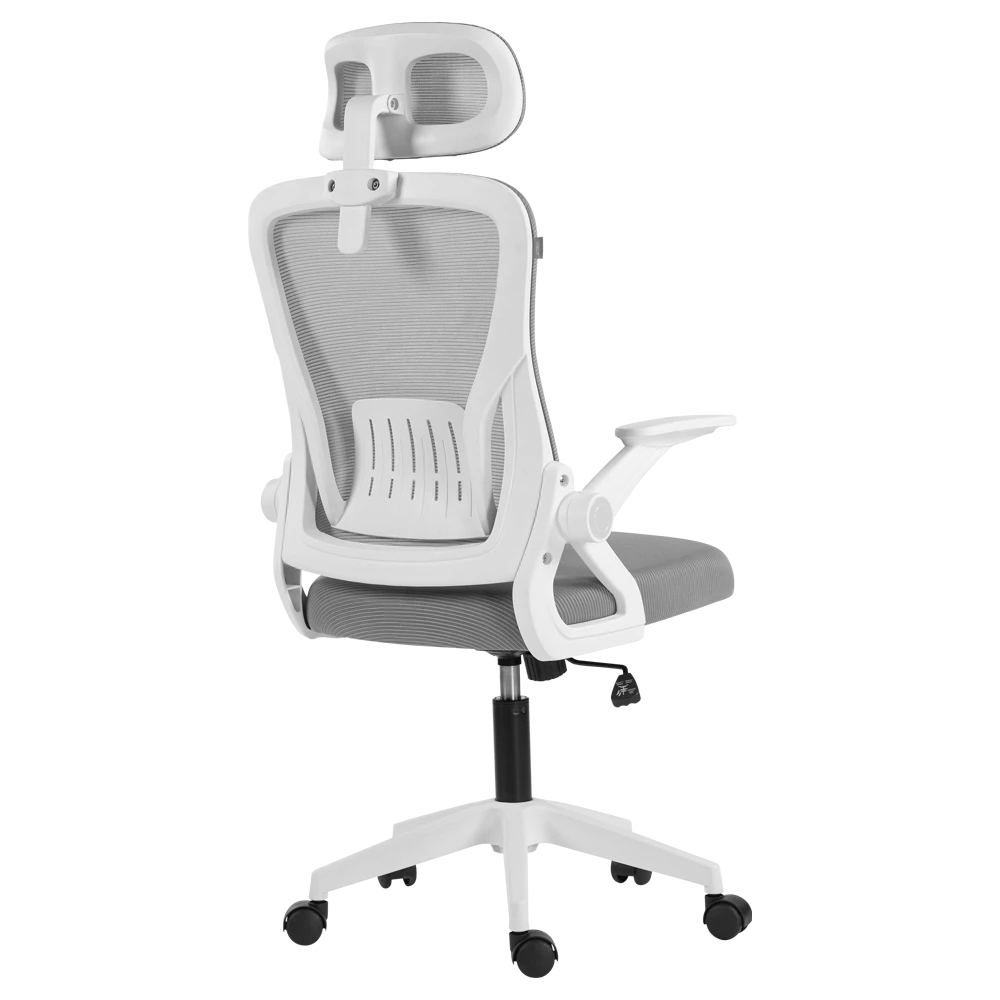 Silla de Oficina | Flux Lite EC313HR | Marco Blanco- Malla Gris