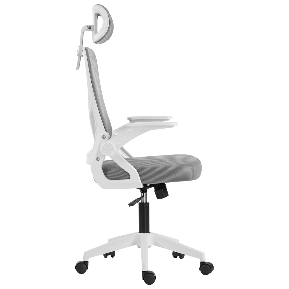 Silla de Oficina | Flux Lite EC313HR | Marco Blanco- Malla Gris