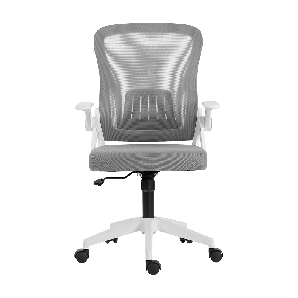 Silla de Oficina | Flux Lite EC313 | Marco Blanco - Malla Gris