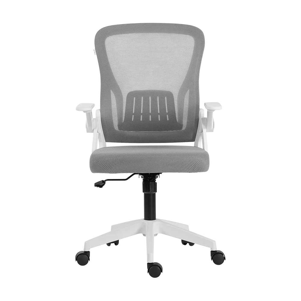 Silla de Oficina | Flux Lite EC313 | Marco Blanco - Malla Gris