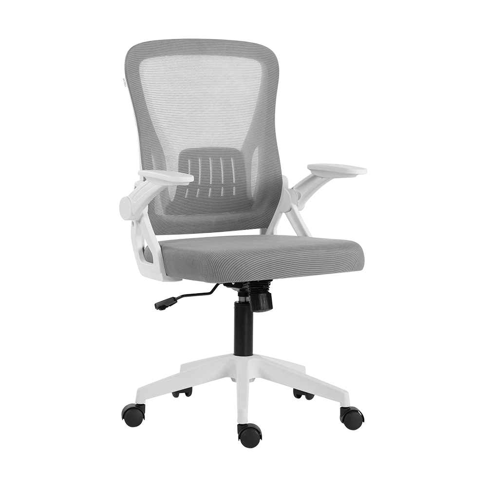 Silla de Oficina | Flux Lite EC313 | Marco Blanco - Malla Gris