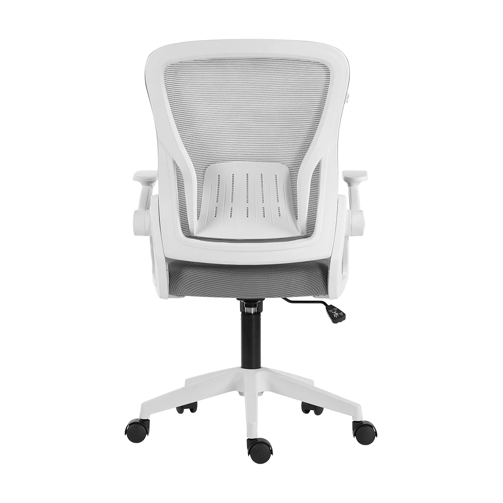 Silla de Oficina | Flux Lite EC313 | Marco Blanco - Malla Gris