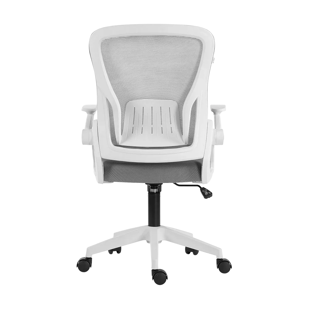 Silla de Oficina | Flux Lite EC313 | Marco Blanco - Malla Gris