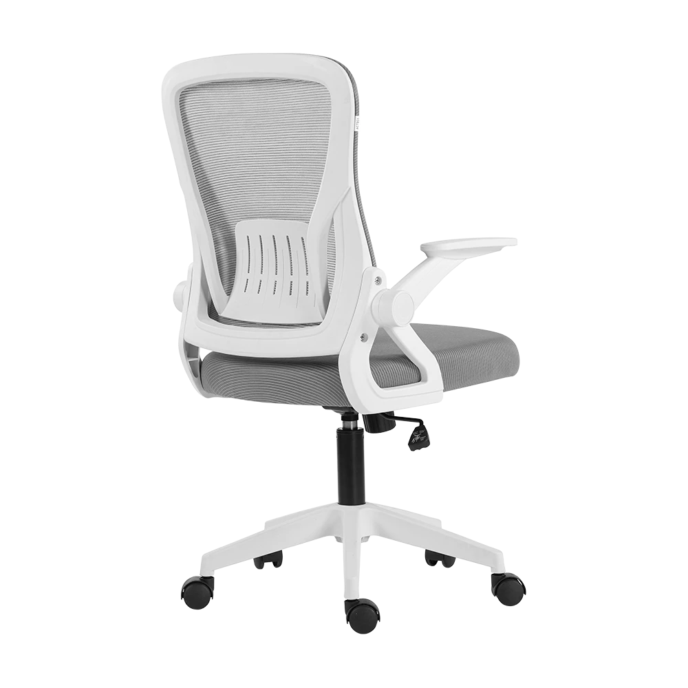 Silla de Oficina | Flux Lite EC313 | Marco Blanco - Malla Gris
