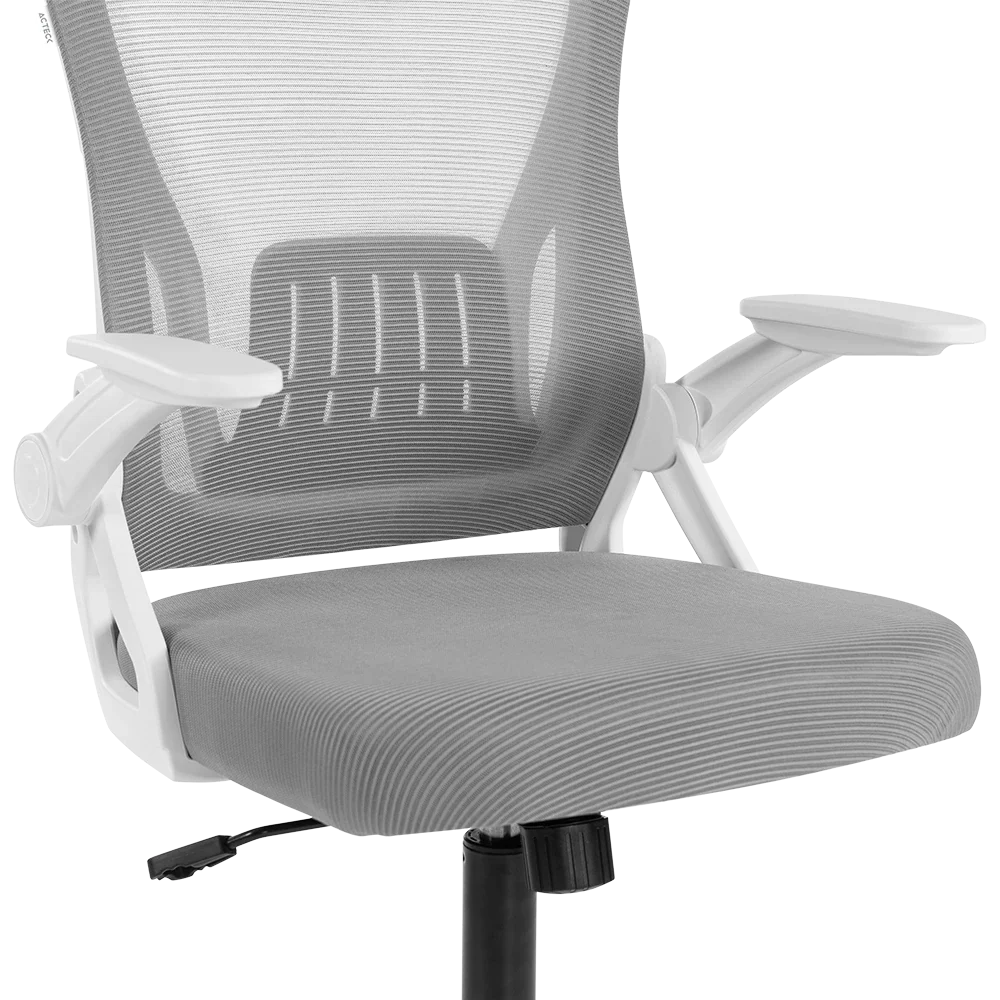 Silla de Oficina | Flux Lite EC313 | Marco Blanco - Malla Gris