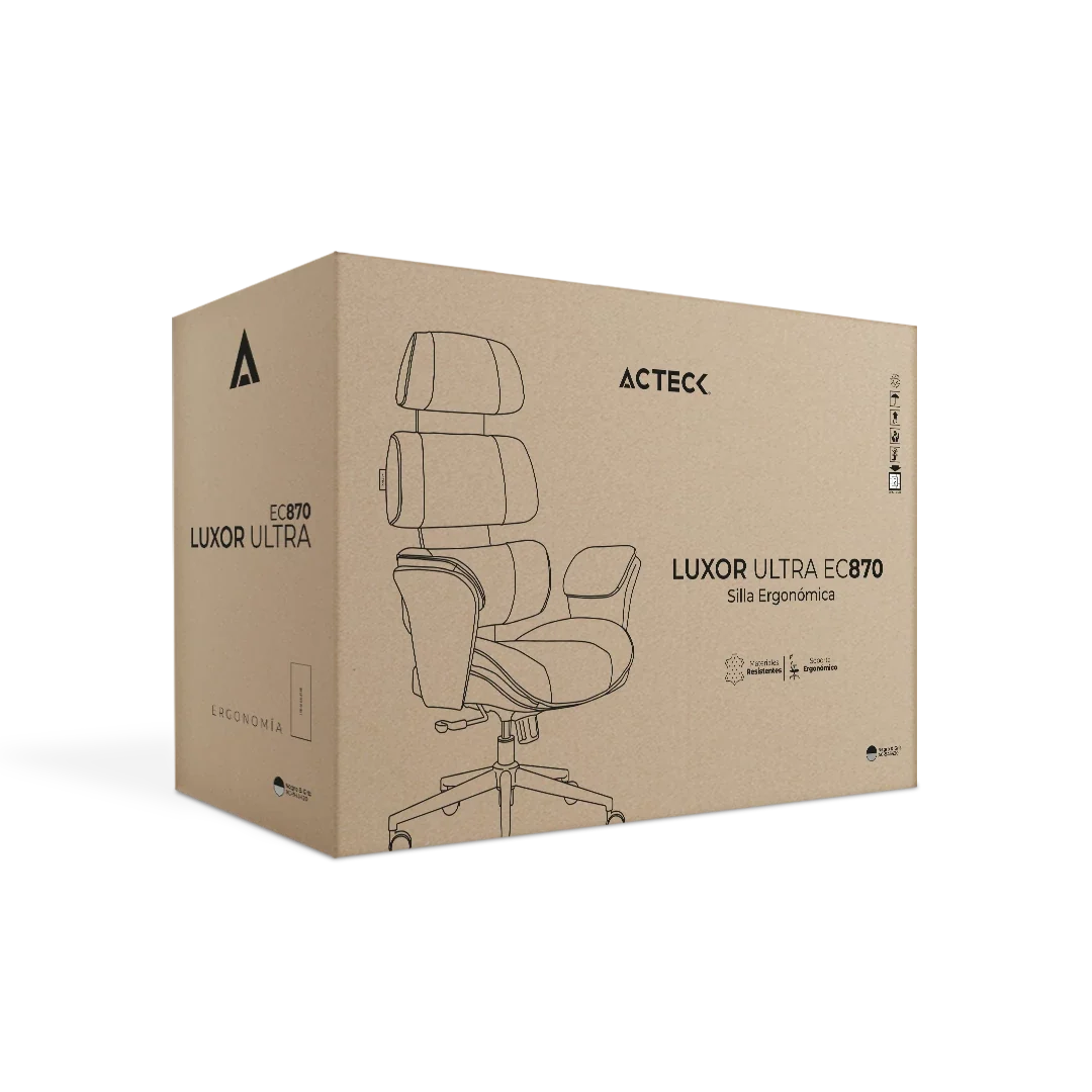 Silla de Oficina | Luxor Ultra EC870 | Negro-Gris