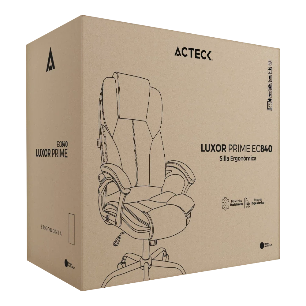 Silla de Oficina | Luxor Prime EC840 | Negro