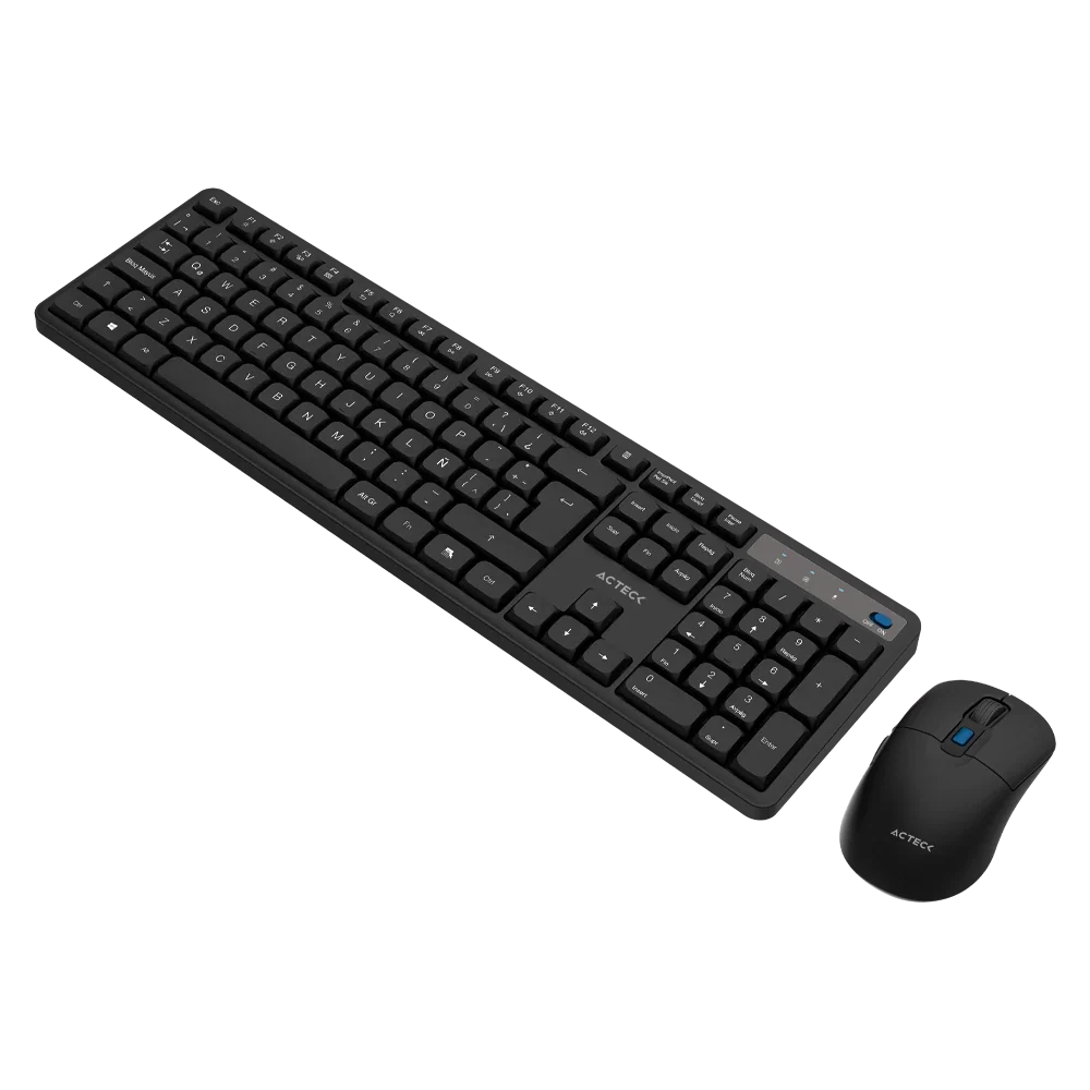 Combo 2 en 1 Inalámbrico | Creator Silent Pro MK474 | Negro