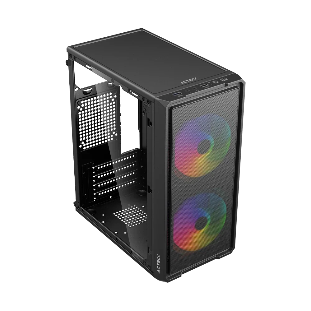 Gabinete Mini Torre | Doom Ultra Mesh GI750M | Negro