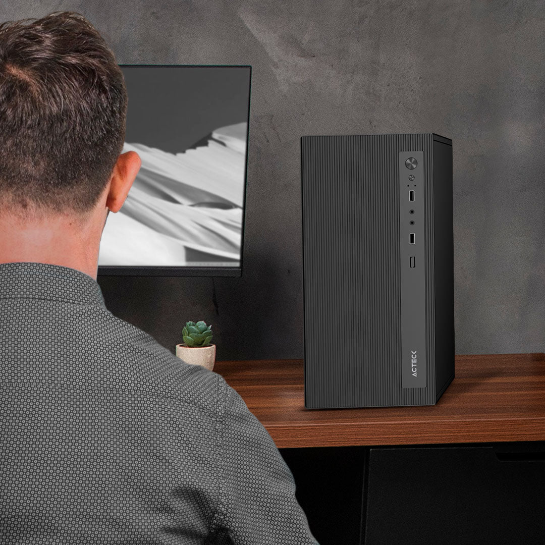 Gabinete Mini Torre | Zareth GI210F | Negro