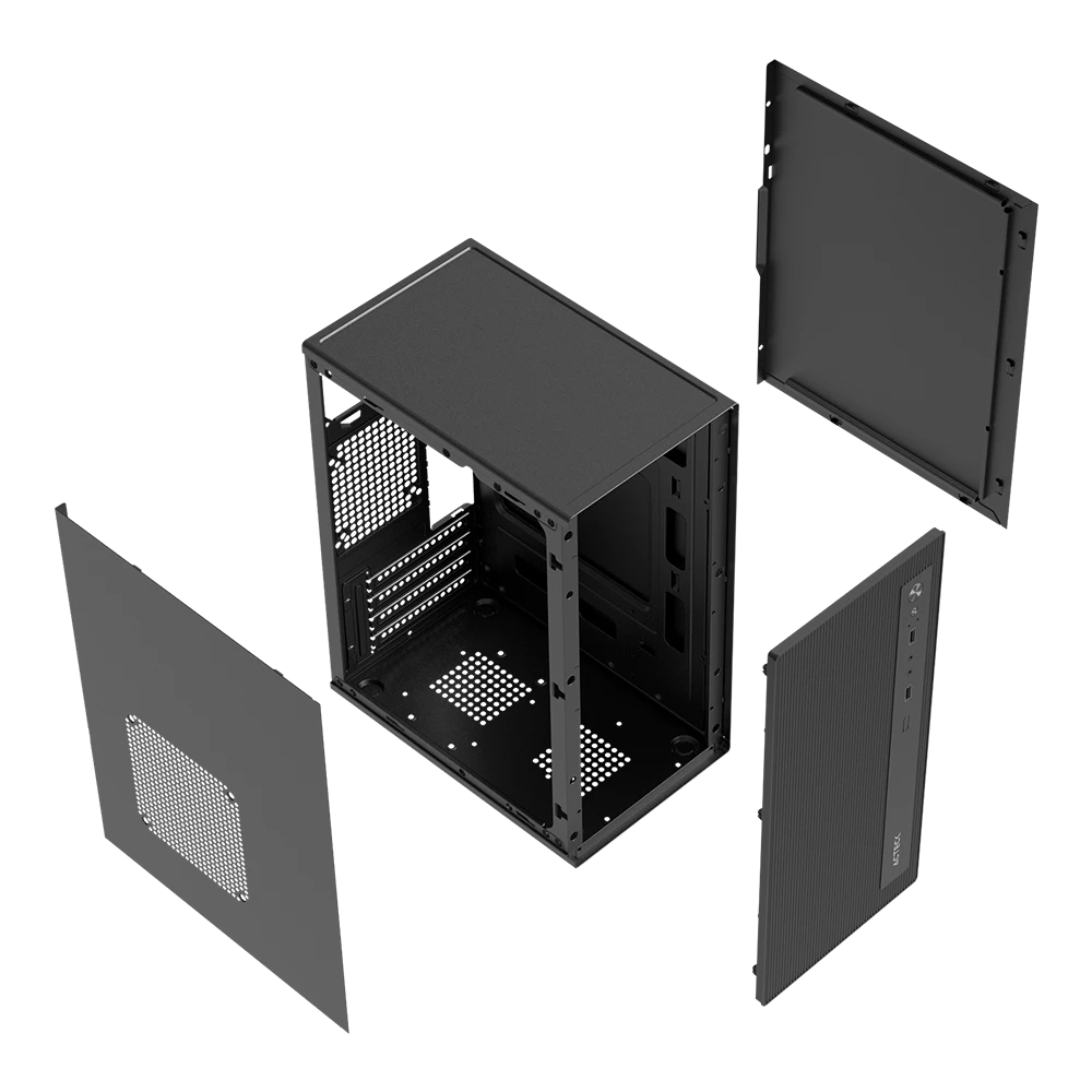 Gabinete Mini Torre | Zareth GI210F | Negro